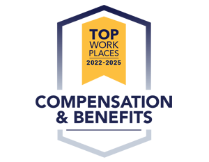 2022-2025 Top Workplaces Compensation & Benefits Award - ENSCO Culture Excellence