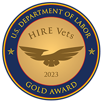 ENSCO - HIRE Vets Gold Medallion Award 2023