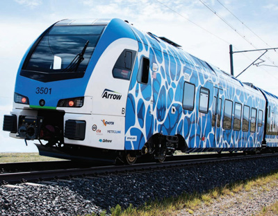 Stadler FLIRT H2 Sets a Guinness World Record at TTC - TTC Operated by ENSCO - Railway Age June 2024