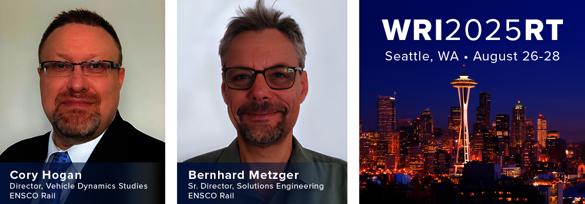Cory Hogan and Bernhard Metzger present at the WRI Rail Transit 2025