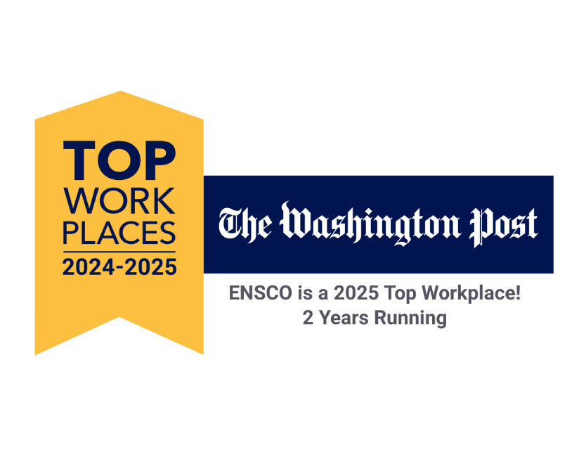 ENSCO wins 2025 Washington Post Top Workplaces Award