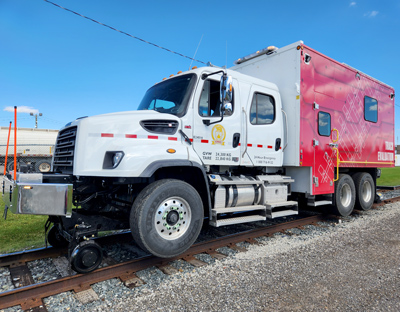 ENSCO Rail Delivers Second Heavy-Duty Hi-Rail Truck to CPKC